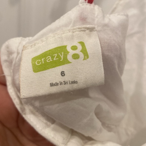 Girls White Dress by Crazy 8 - Size 6 - Picture 3 of 5